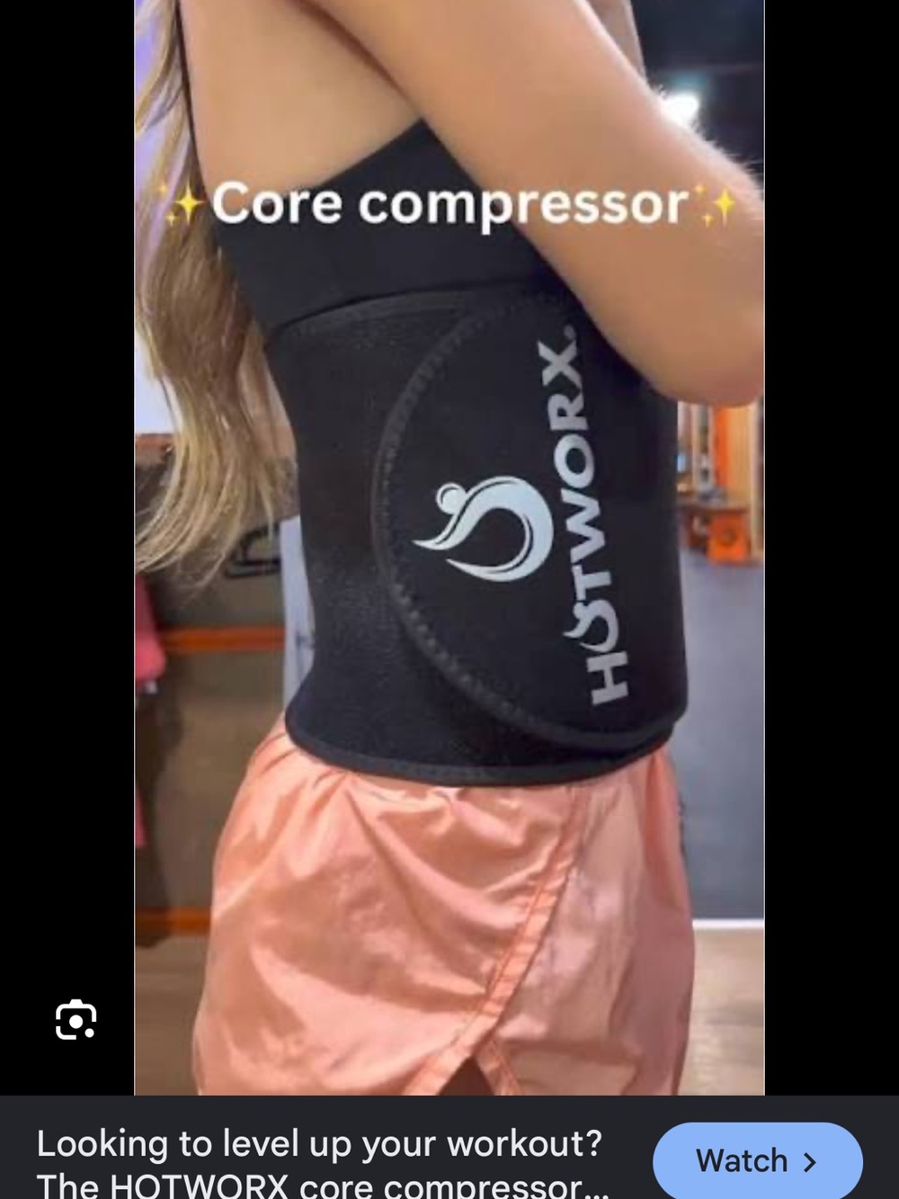 Hotworx Core Compressor - Black Core Support - Picture 3 of 4